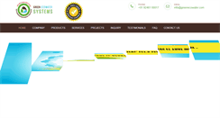 Desktop Screenshot of greenecowater.com