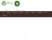 Tablet Screenshot of greenecowater.com